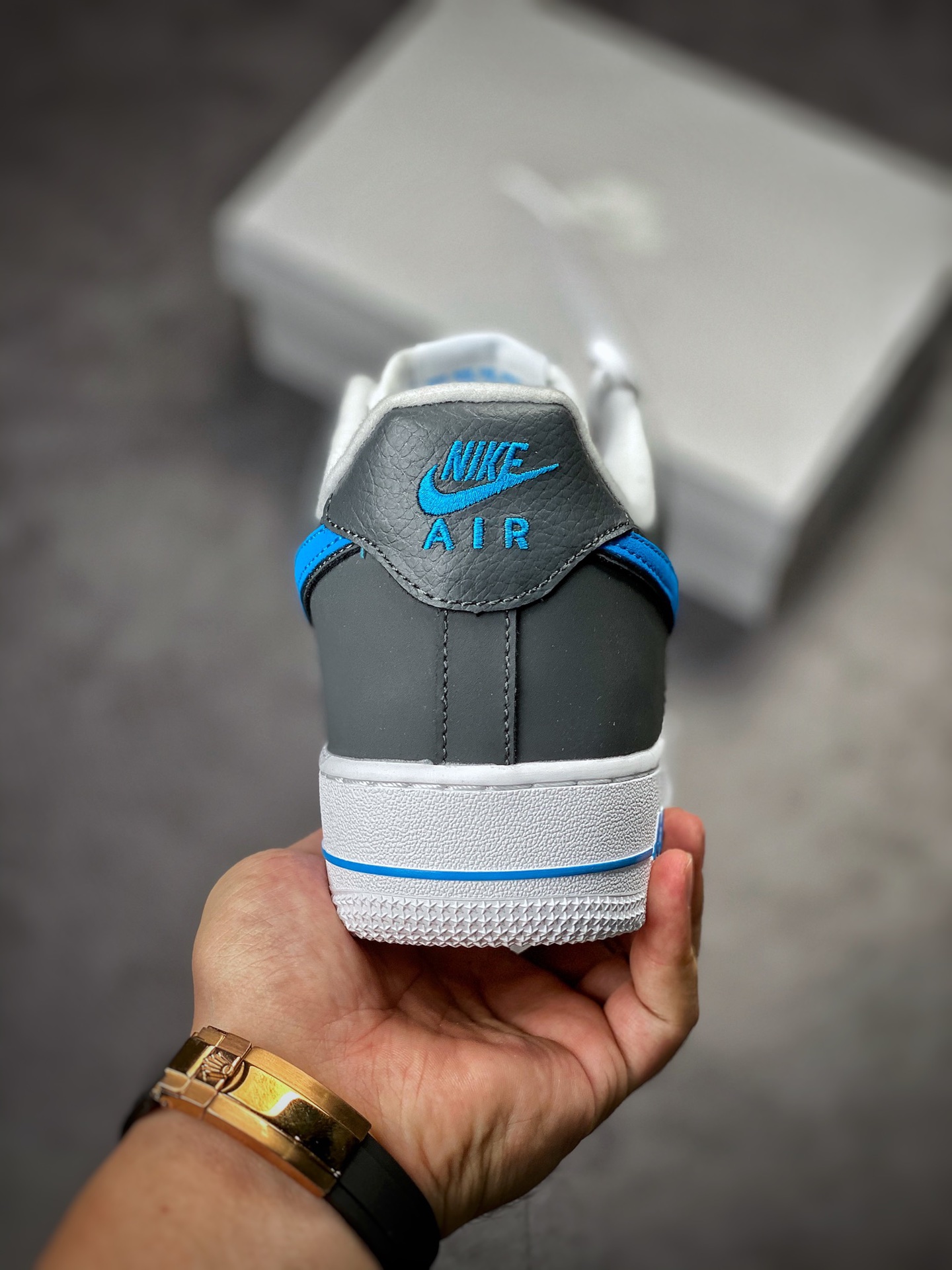 Nike Air Force 1 Low 07 White Gray Blue FB3360-100-Top High Quatity Cheap Sneakers Fashion Clothing Clothes Bags handbags Shoes of all Brand wholesale With The best Quality And Beautiful Price from China Factory Chinese suppliers wholesaler seller Nike Air Force 1 Low 07 White Gray Blue FB3360-100