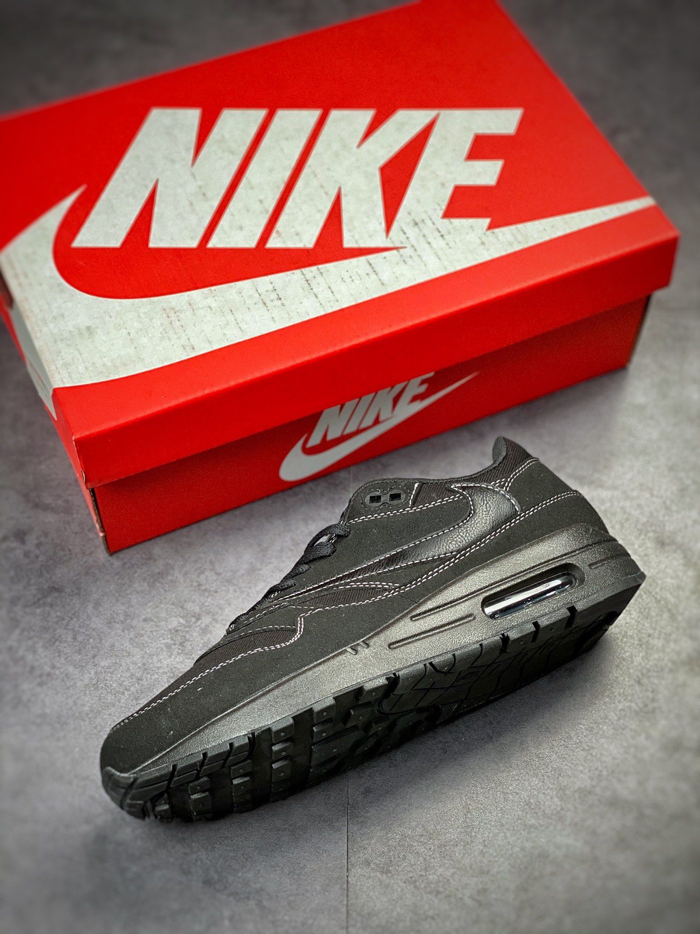 Nike Air Max 1 2022 Re-engraved Black Samurai Retro Casual Running Shoes DM7866-001-Top High Quatity Cheap Sneakers Fashion Clothing Clothes Bags handbags Shoes of all Brand wholesale With The best Quality And Beautiful Price from China Factory Chinese suppliers wholesaler seller Nike Air Max 1 2022 Re-engraved Black Samurai Retro Casual Running Shoes DM7866-001