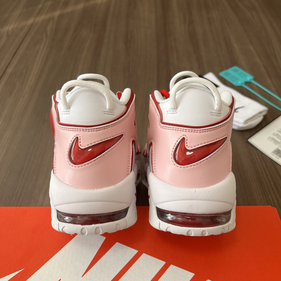 NO:577957,Pure original version of Nike Air More Uptempo 'Wheat' wear-resistant, non-slip, shock-absorbing retro basketball shoes, Pippen white pink heart, size: 36-46!  Packaging: Full set of poison vacuum packaging (can scan the poison information card of shoes, poison tag, poison buckle, poison outer box, and delivery of cotton brand socks for 40 yuan/pair), casual shoes/sports shoes, sneakers, socks19860909纯原版本Nike Air More Uptempo'Wheat”耐磨防滑减震复古篮球鞋 皮蓬白粉爱心 码数:36-46码！ 包装:全套毒真空包装(可扫鞋款毒物信息卡 毒吊牌 毒扣 毒外箱 配送全棉品牌袜子单买40元/双),休闲鞋/运动鞋,sneakers,socks,Women's Shoes