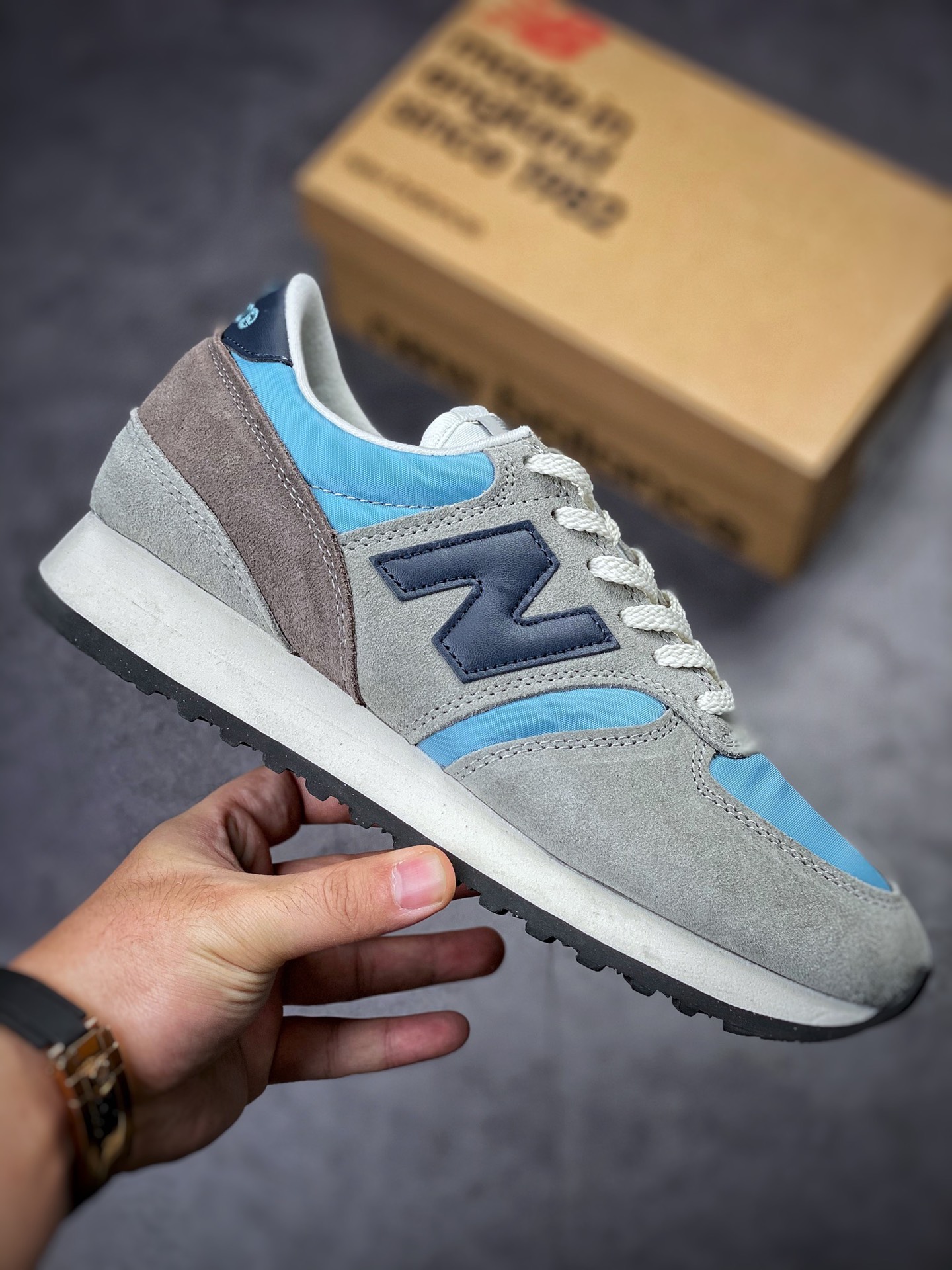 New Balance 730 series gray blue British official M730GBN