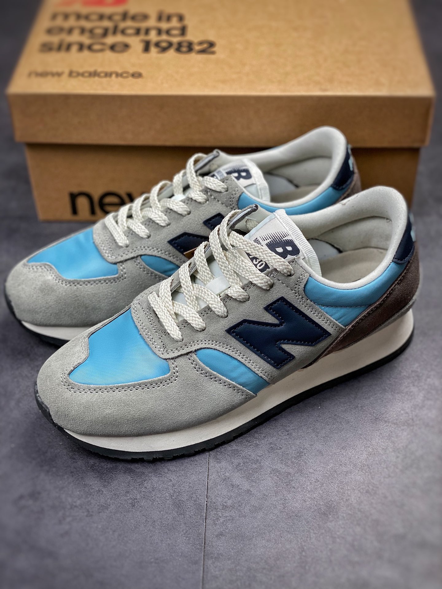 New Balance 730 series gray blue British official M730GBN