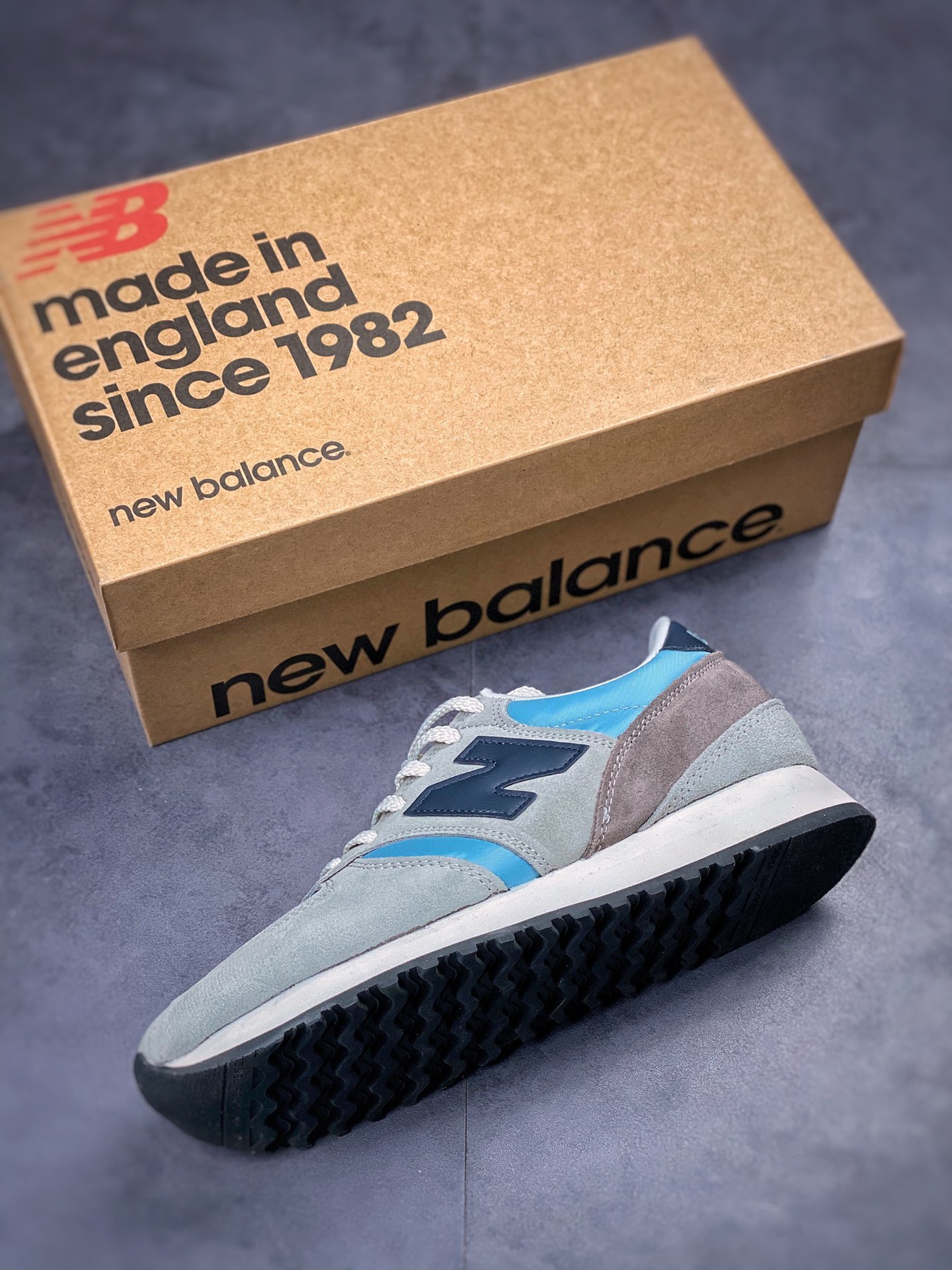 New Balance 730 series gray blue British official M730GBN