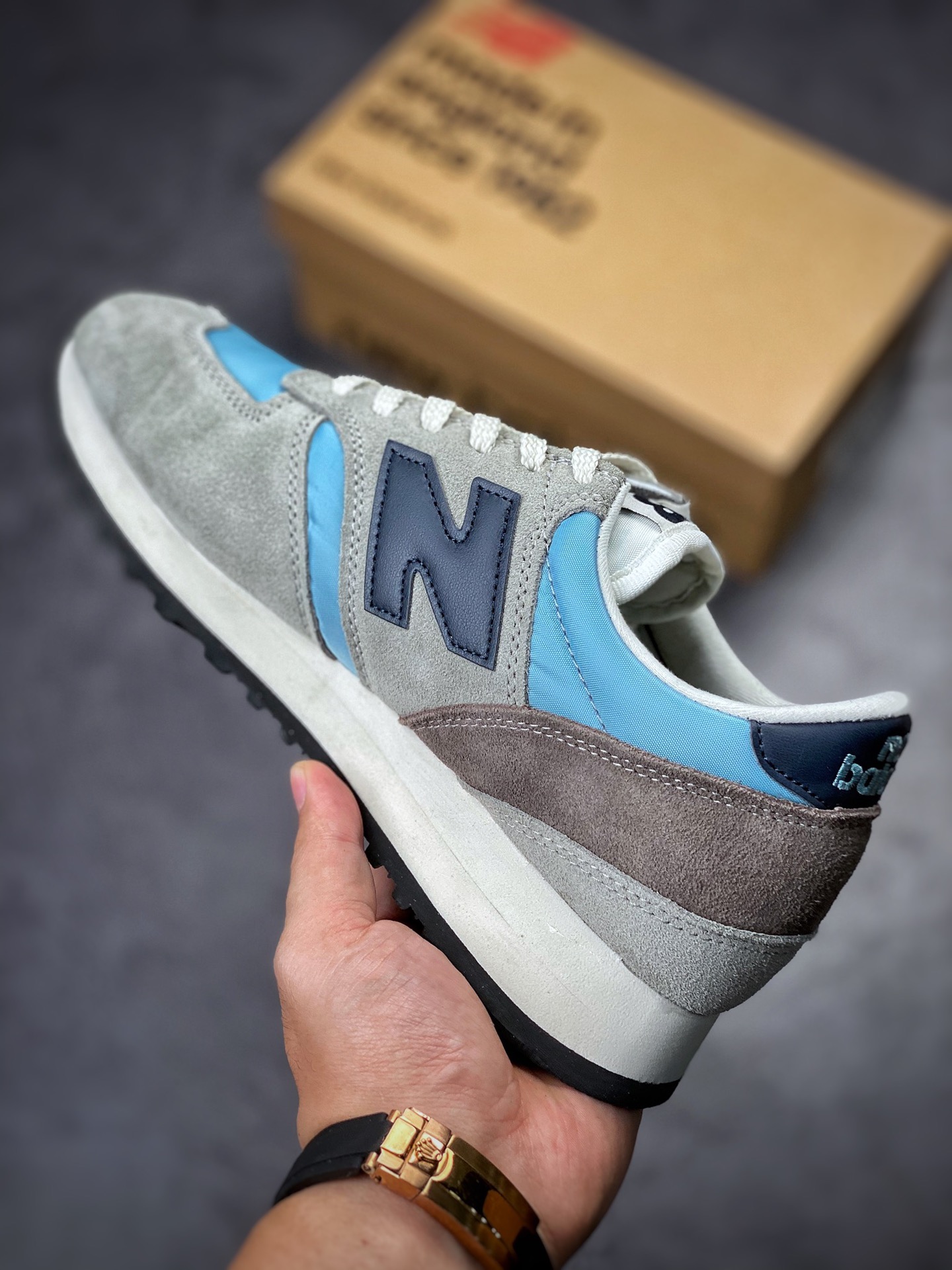 New Balance 730 series gray blue British official M730GBN