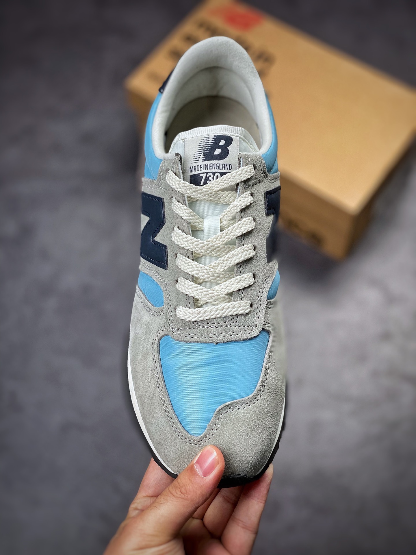 New Balance 730 series gray blue British official M730GBN