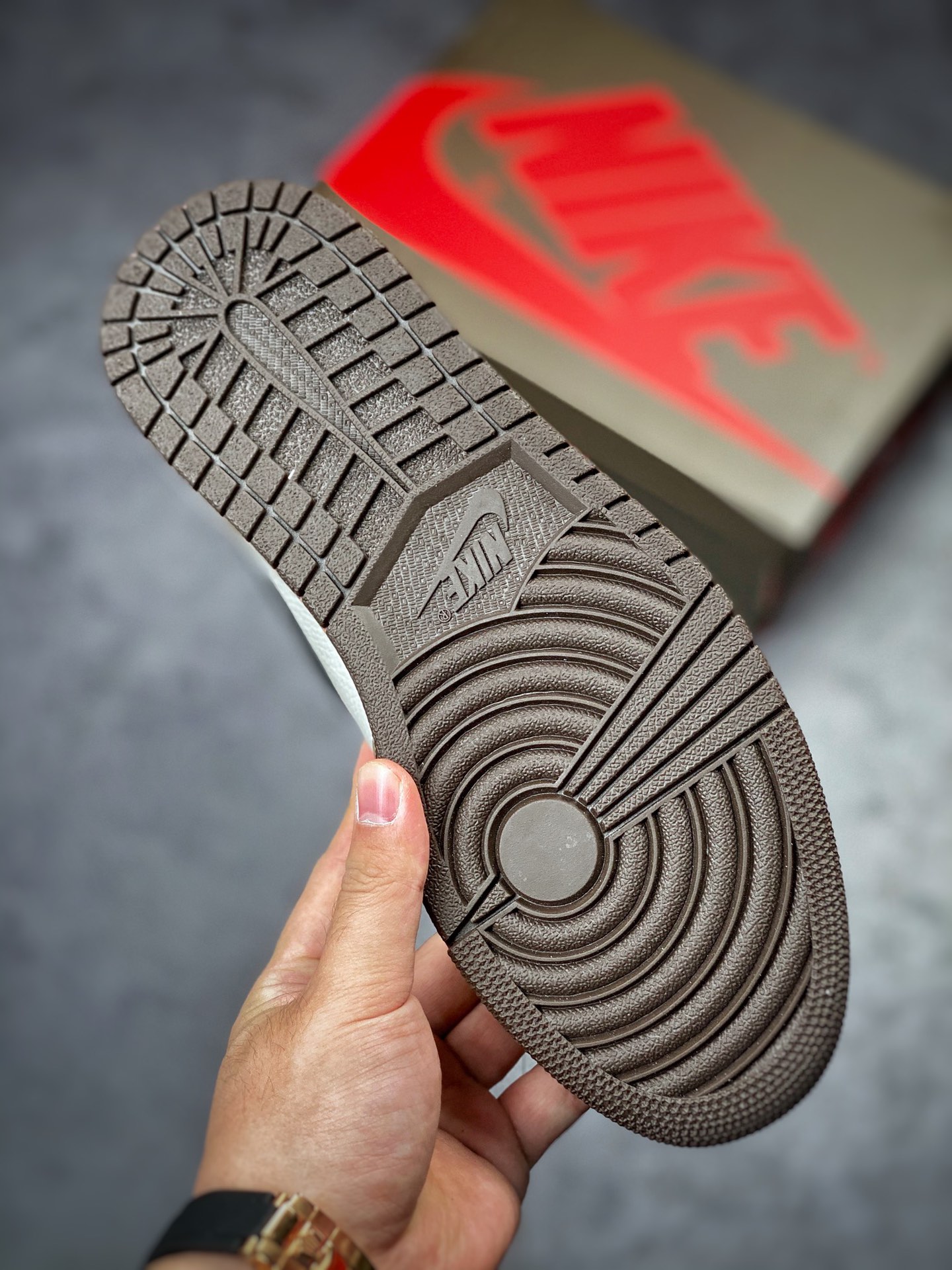 Travis Scott x Air Jordan 1 High OG SP Barb Dark Brown CD4487-100-Top High Quatity Cheap Sneakers Fashion Clothing Clothes Bags handbags Shoes of all Brand wholesale With The best Quality And Beautiful Price from China Factory Chinese suppliers wholesaler seller Travis Scott x Air Jordan 1 High OG SP Barb Dark Brown CD4487-100