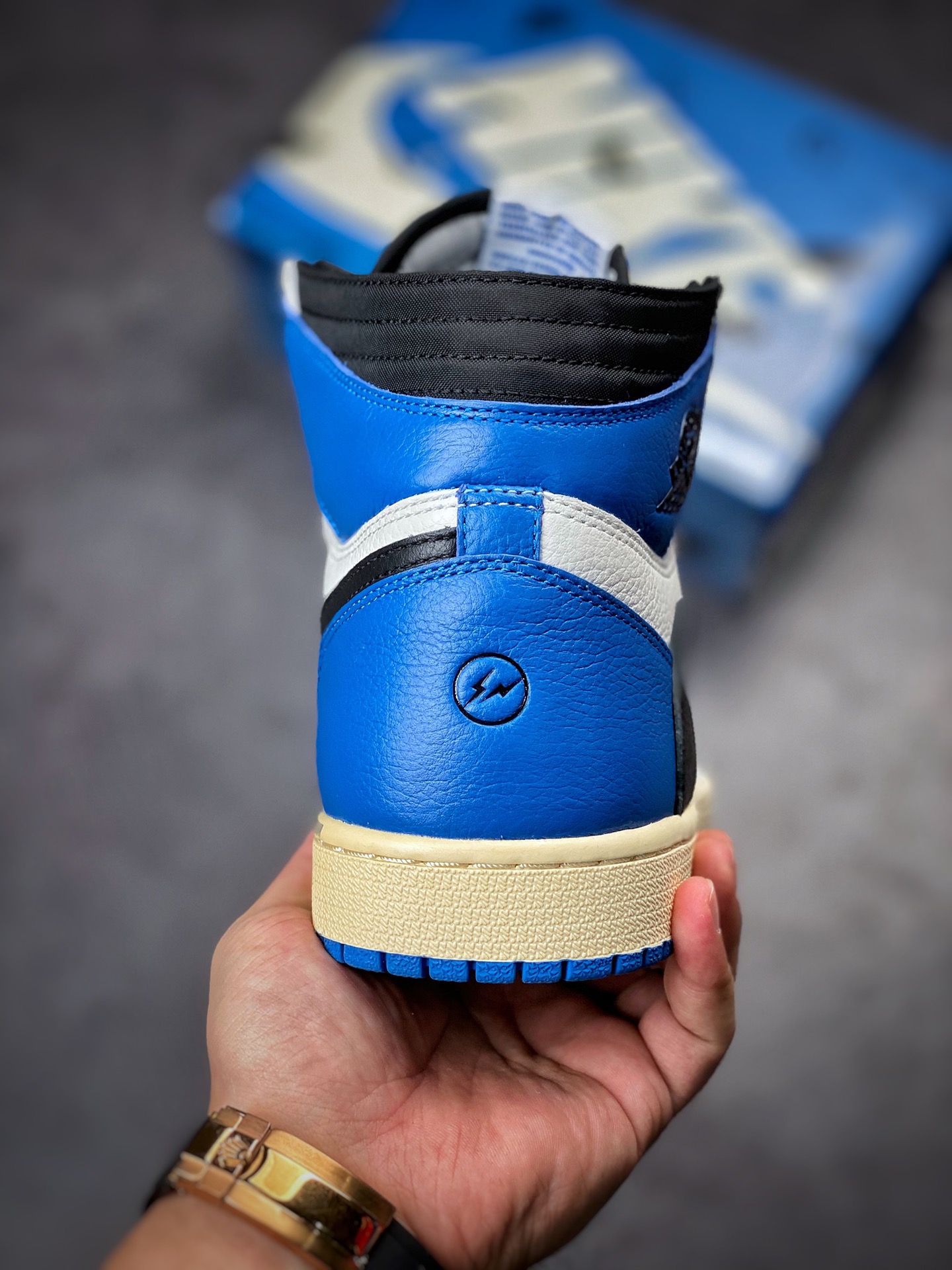 Travis Scott x Fragment Design x Air Jordan 1 High OG SP “Military Blue” DH3227-105