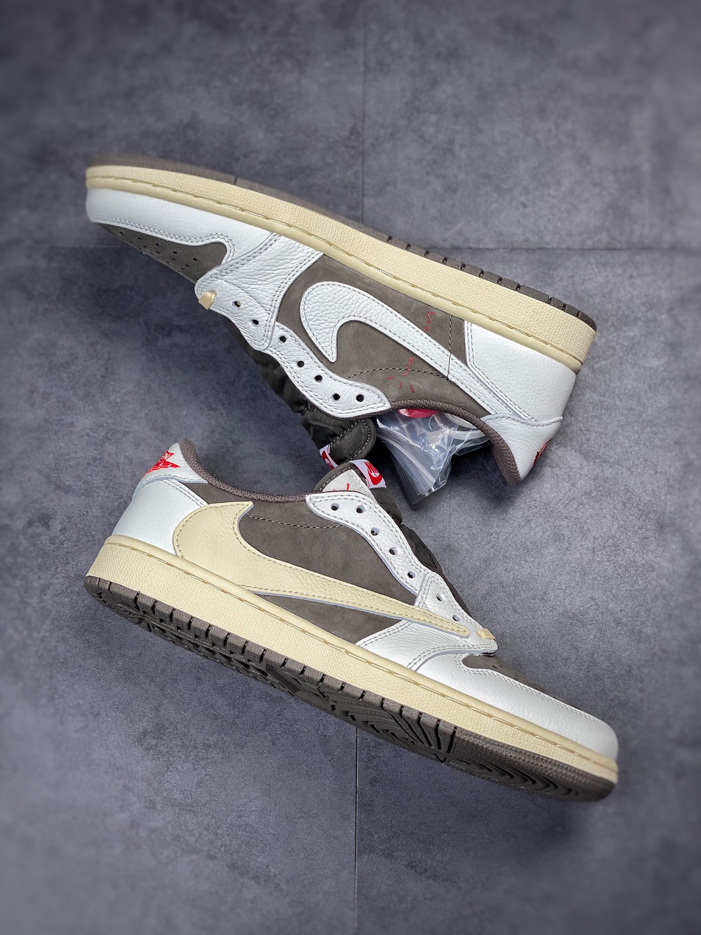 Travis Scott x Air Jordan AJ1 Low OG SP TS joint white brown barb low help DM7866-162