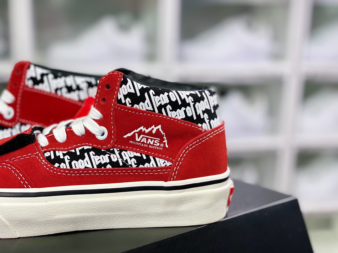 Fear of God x Vans Vault Mountain Edition 35 DX ”Red/Black” Mountain Edition Series High NV0A3MQ4PQP