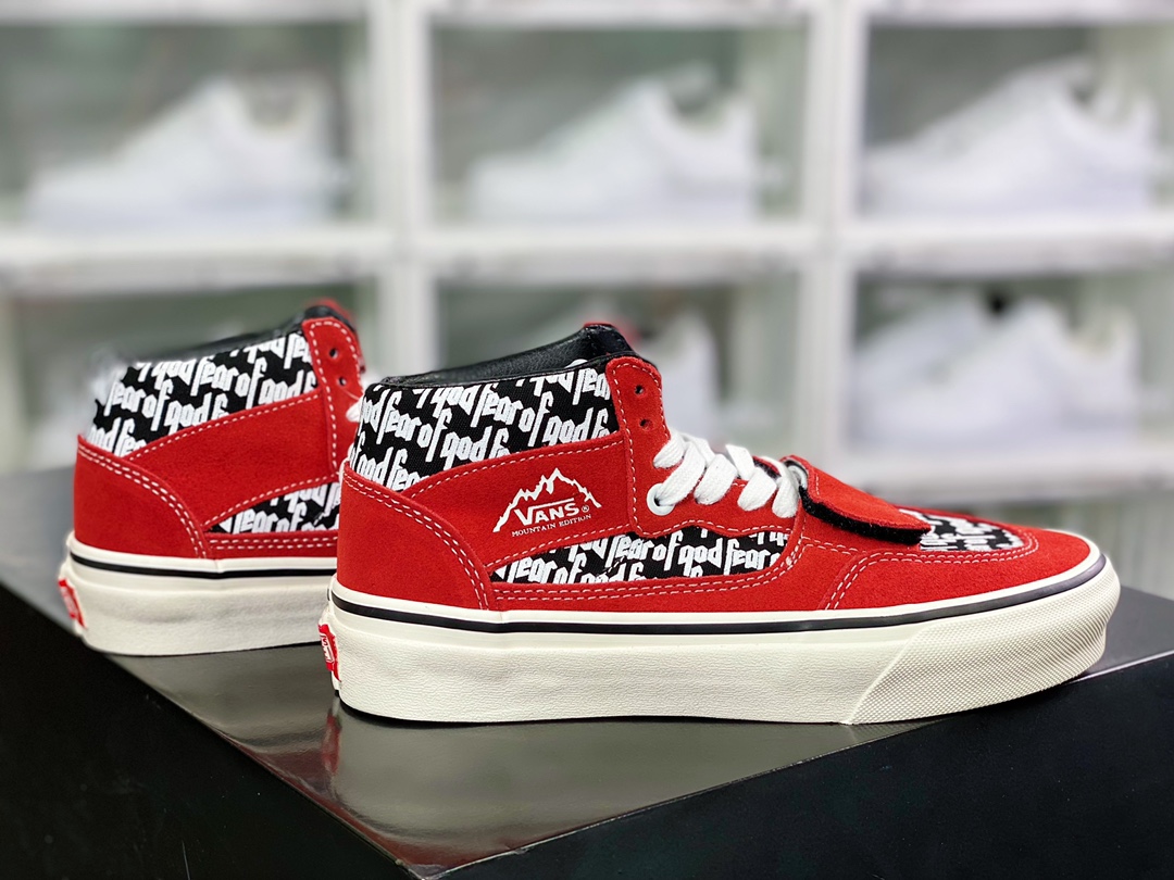 Fear of God x Vans Vault Mountain Edition 35 DX ”Red/Black” Mountain Edition Series High NV0A3MQ4PQP