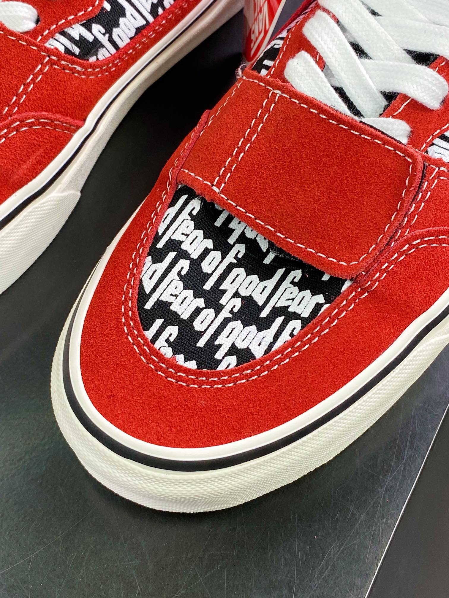 Fear of God x Vans Vault Mountain Edition 35 DX ”Red/Black” Mountain Edition Series High NV0A3MQ4PQP