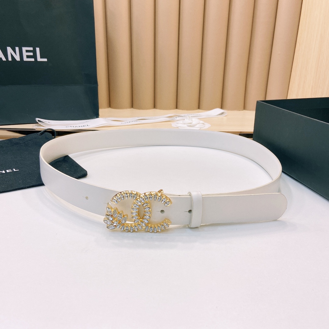 小香3.0Cm双面小牛皮与精品贵金属