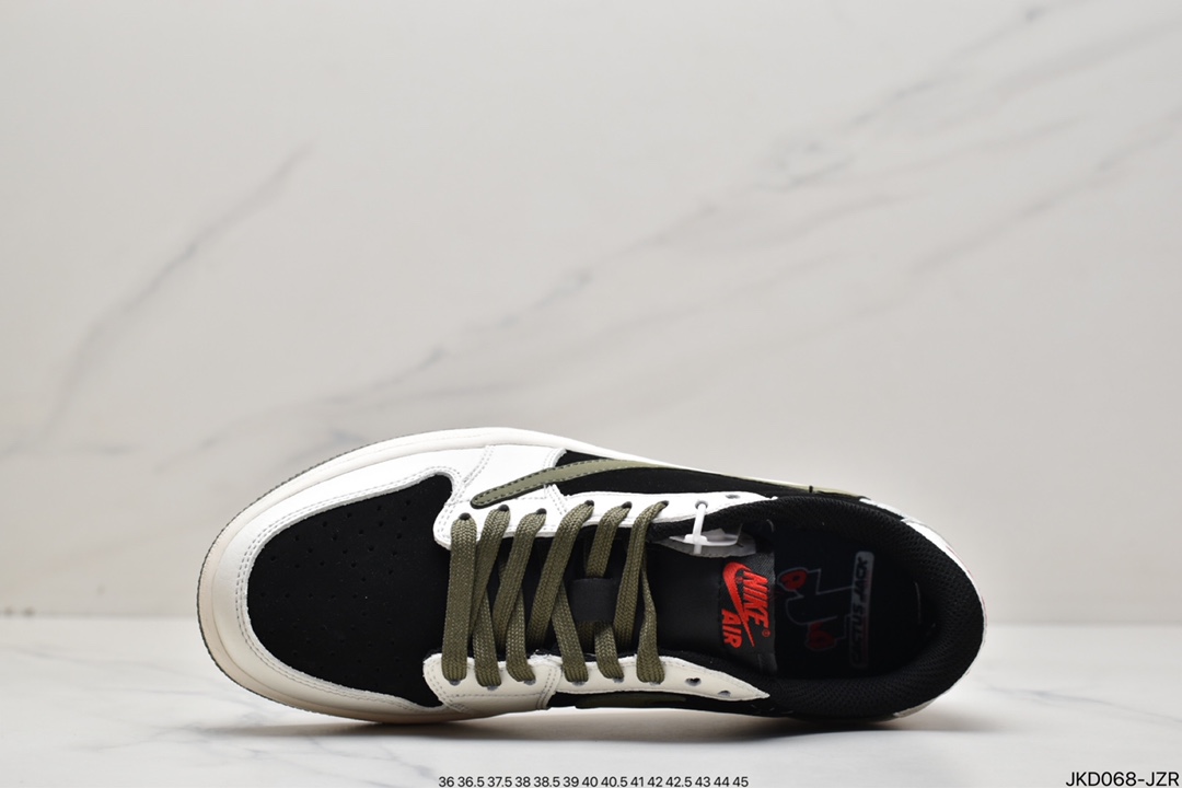 160 耐克/Nike Air Jordan 1 Low OG SP”Grey/Black/White”AJ1乔丹一代DM7866-168