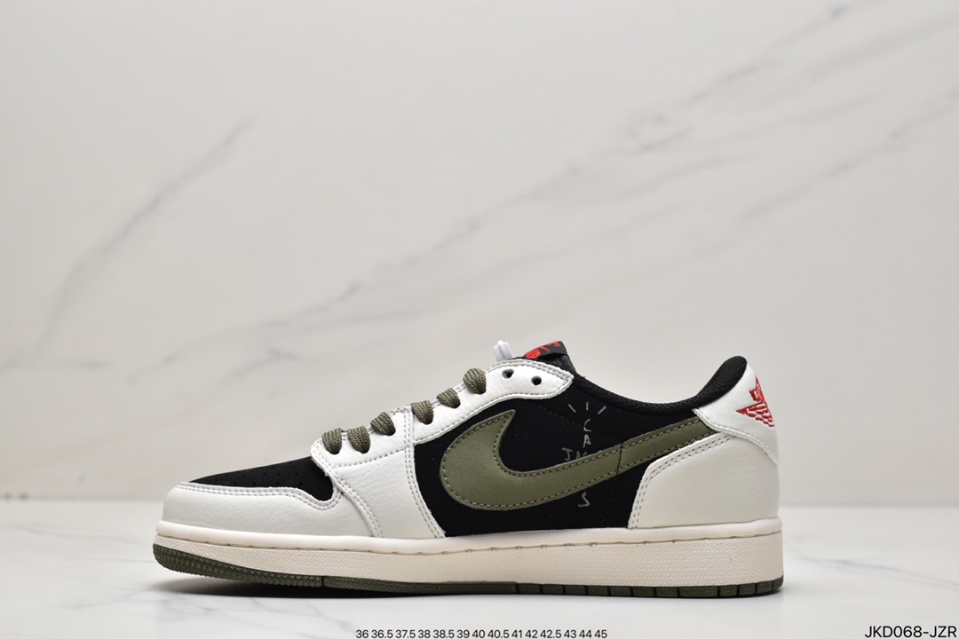 160 耐克/Nike Air Jordan 1 Low OG SP”Grey/Black/White”AJ1乔丹一代DM7866-168