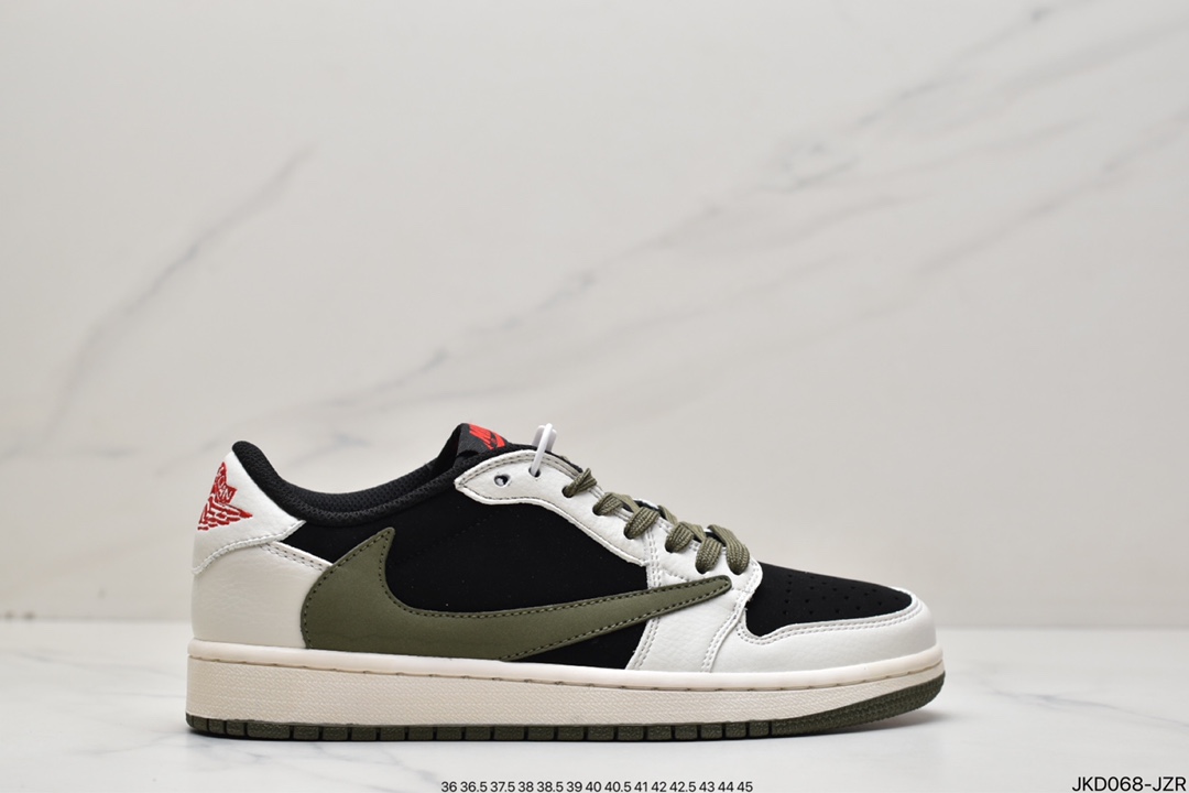 160 耐克/Nike Air Jordan 1 Low OG SP”Grey/Black/White”AJ1乔丹一代DM7866-168
