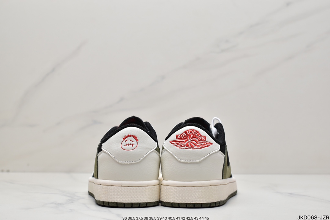 160 耐克/Nike Air Jordan 1 Low OG SP”Grey/Black/White”AJ1乔丹一代DM7866-168