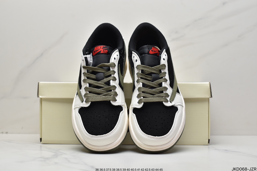 160 耐克/Nike Air Jordan 1 Low OG SP”Grey/Black/White”AJ1乔丹一代DM7866-168