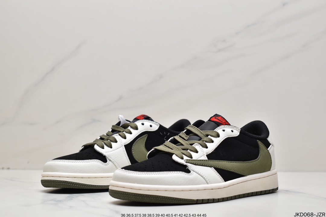 160 耐克/Nike Air Jordan 1 Low OG SP”Grey/Black/White”AJ1乔丹一代DM7866-168