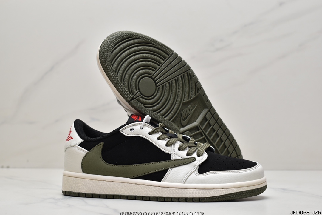 160 耐克/Nike Air Jordan 1 Low OG SP”Grey/Black/White”AJ1乔丹一代DM7866-168