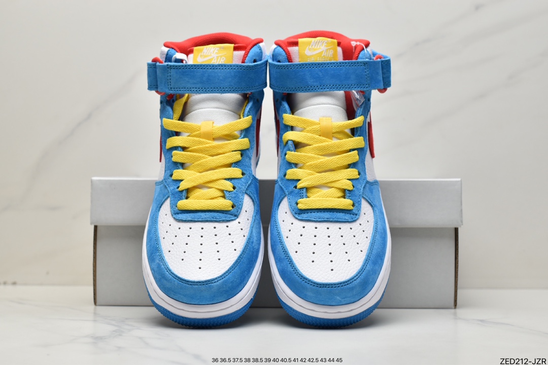 260 Nike Air Force 1'07 Mid“Doraemon”空军一号机器猫 GB1236-160