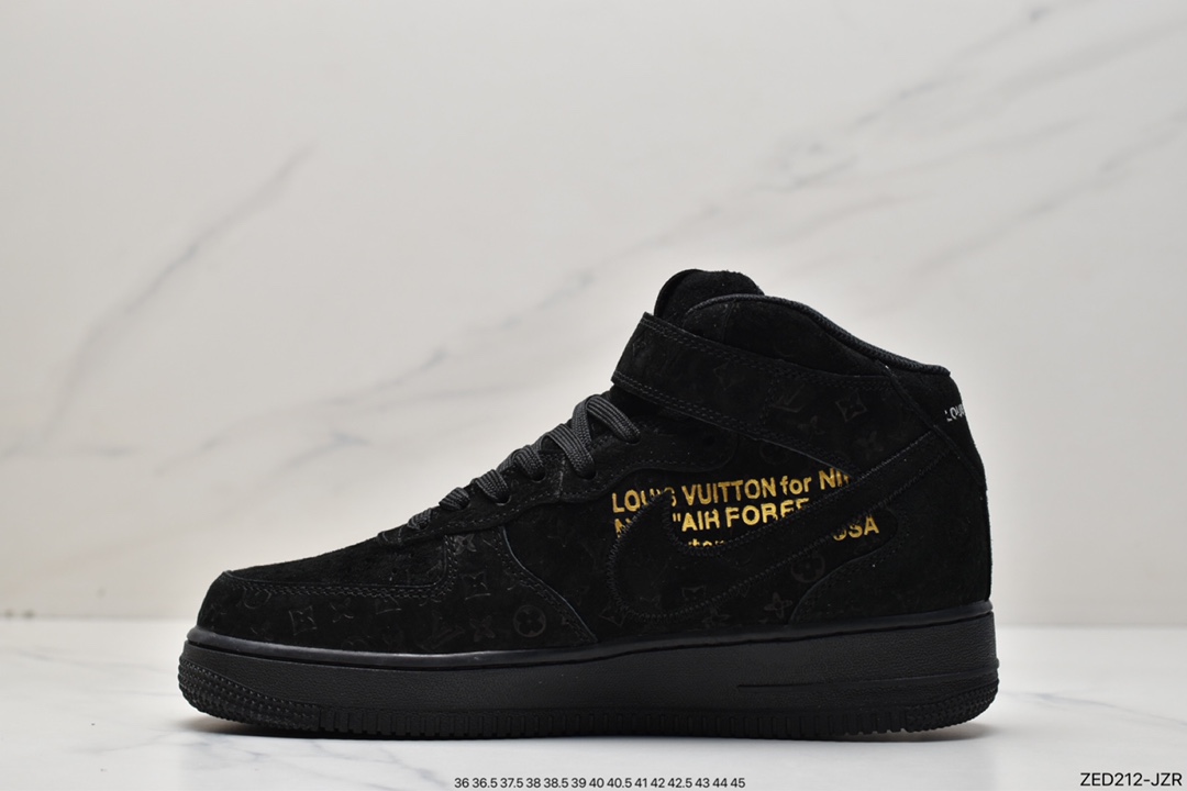 260 超奢联名 路易威登 LV×Nike Air Force 1 Low 07 空军一号LV3369-100