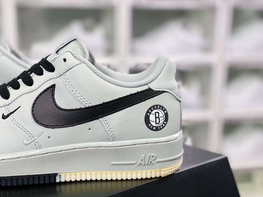 260  Air Force 1’07 Low QS”Grey/Black/Brooklyn Nets”空军一号HD6936-809
