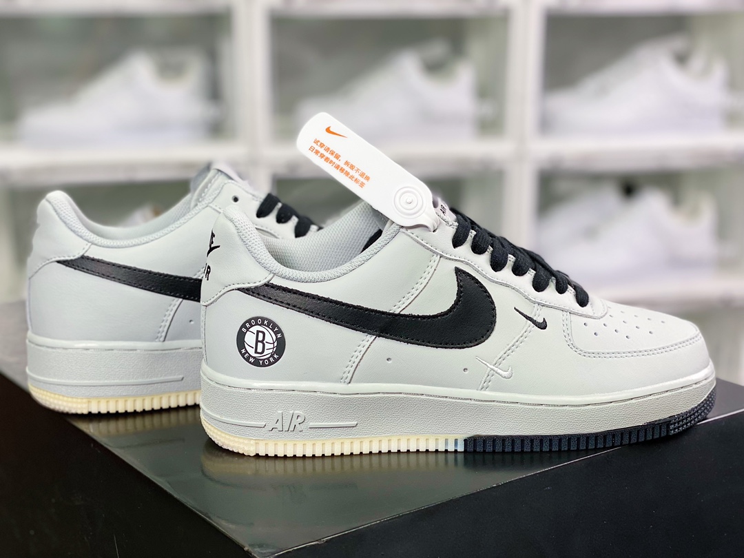 260  Air Force 1’07 Low QS”Grey/Black/Brooklyn Nets”空军一号HD6936-809