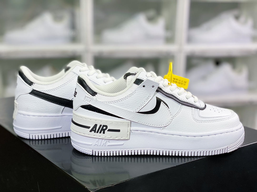 180 WMNS Air Force 1 Shadow”White/Black”空军一号轻量增高低帮CI0919-001