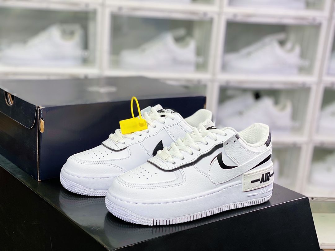 180 WMNS Air Force 1 Shadow”White/Black”空军一号轻量增高低帮CI0919-001
