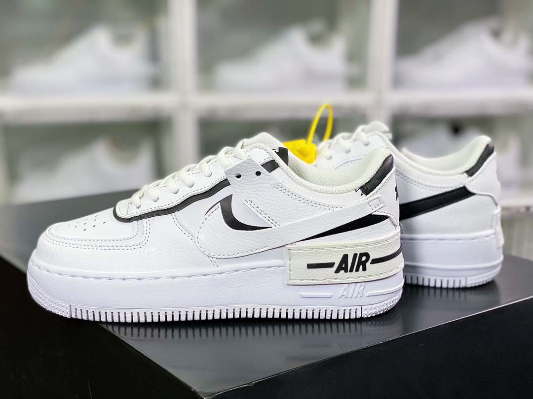 180 WMNS Air Force 1 Shadow”White/Black”空军一号轻量增高低帮CI0919-001