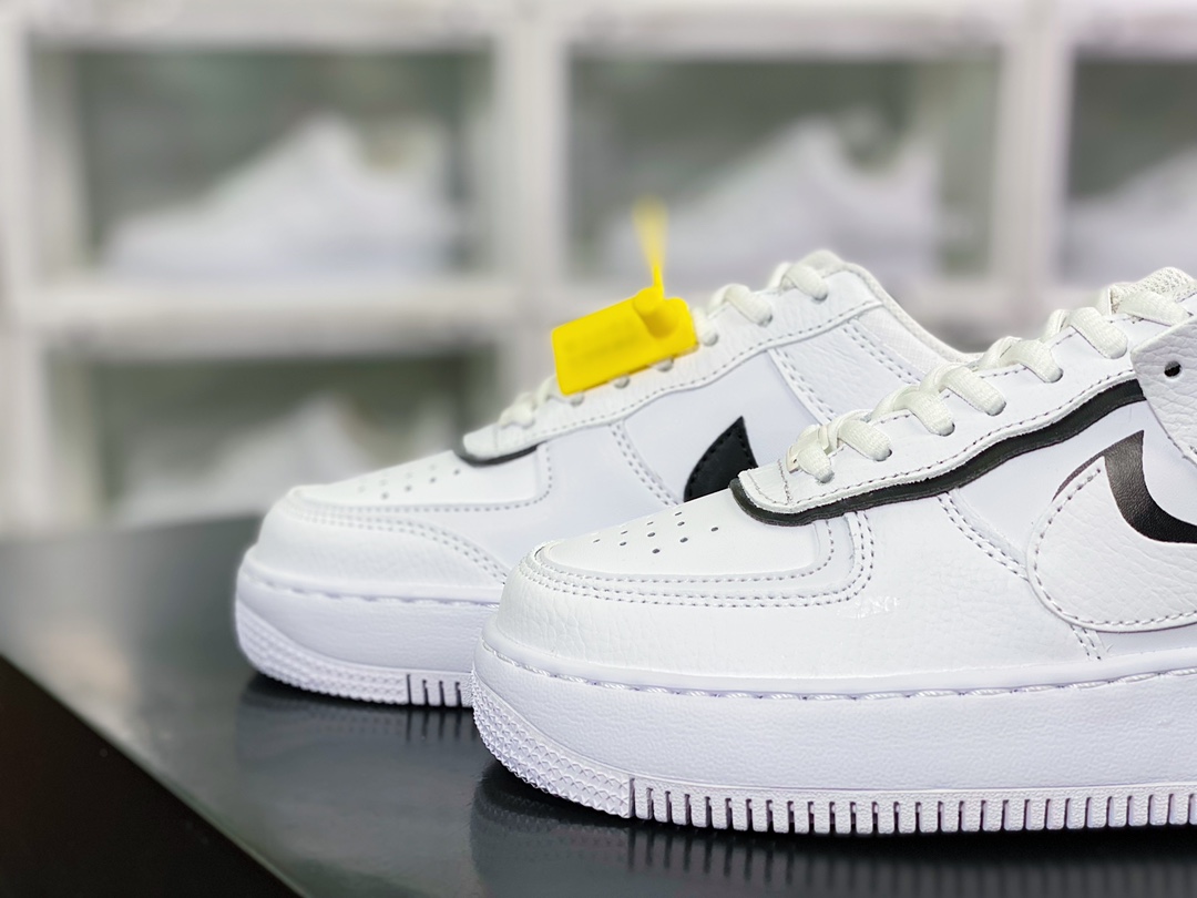 180 WMNS Air Force 1 Shadow”White/Black”空军一号轻量增高低帮CI0919-001