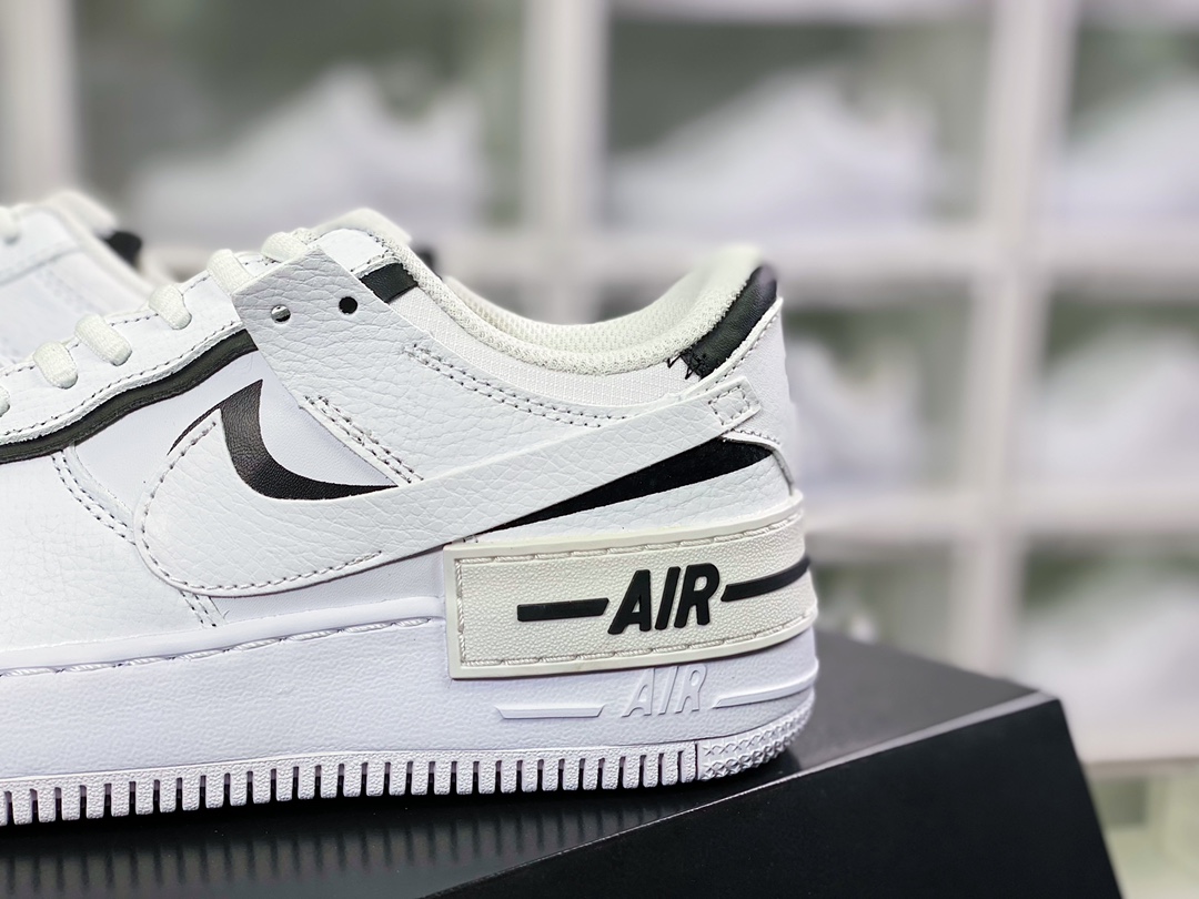 180 WMNS Air Force 1 Shadow”White/Black”空军一号轻量增高低帮CI0919-001