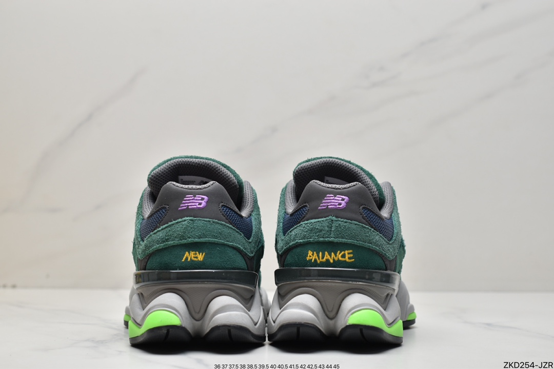 Pure original NBNew Balance 9060 ”Forest Green/Purple/Volt” series U9060GRE