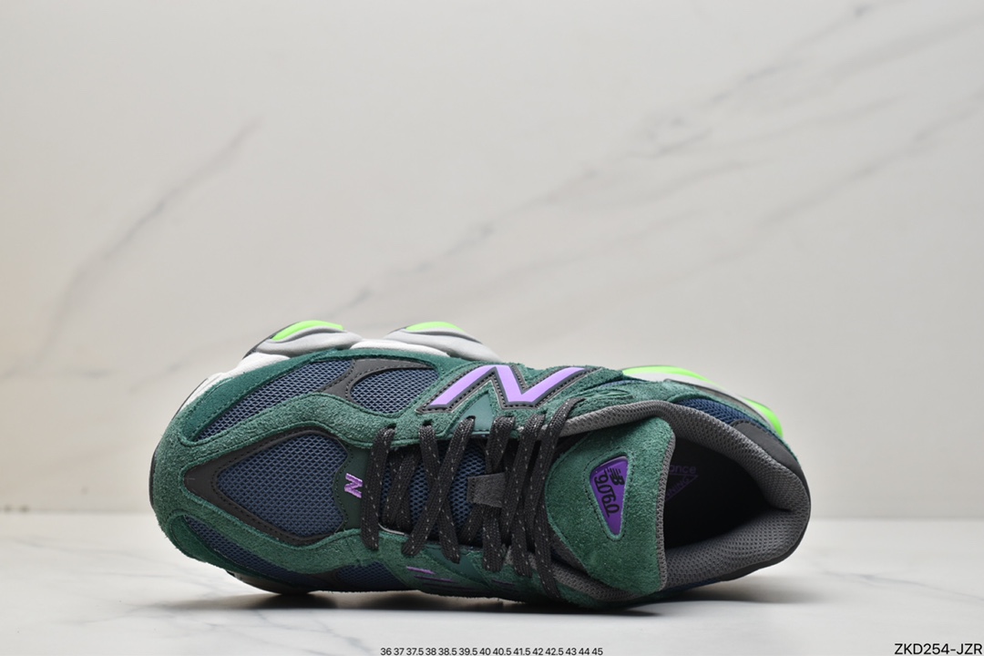 Pure original NBNew Balance 9060 ”Forest Green/Purple/Volt” series U9060GRE