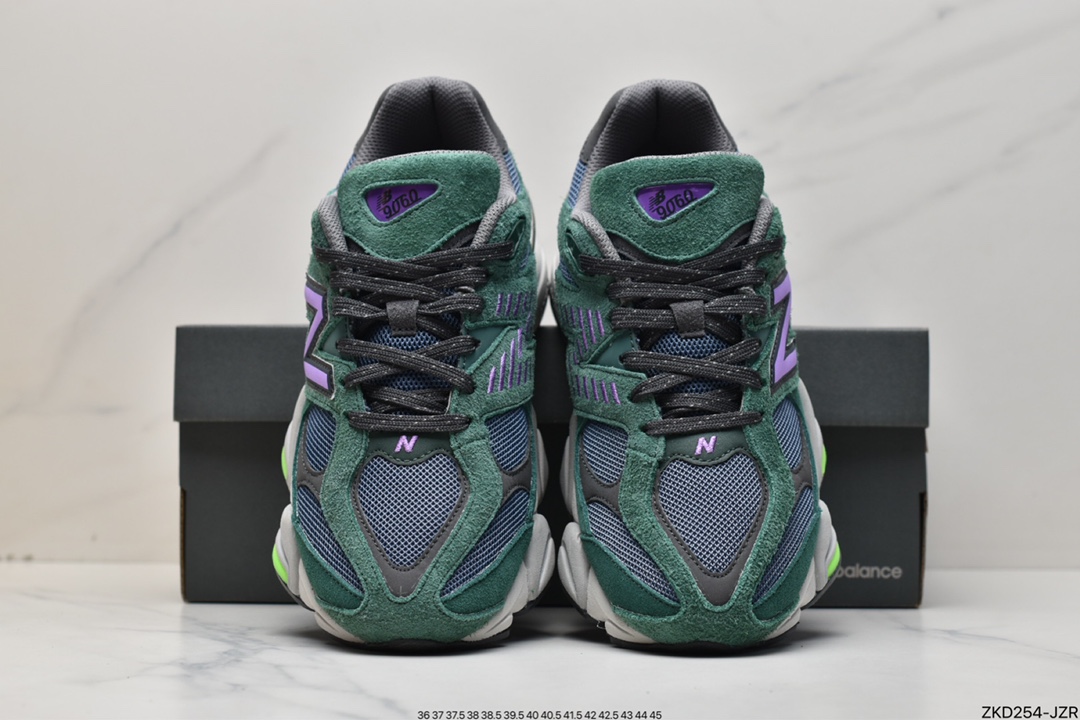 Pure original NBNew Balance 9060 ”Forest Green/Purple/Volt” series U9060GRE