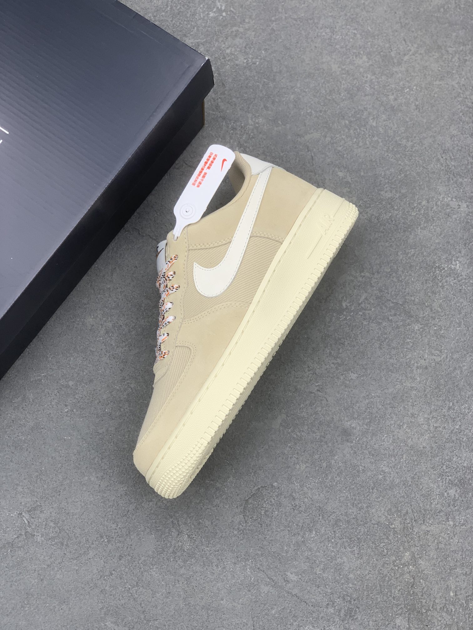 Nike Air Force 1 Low Beige Canvas Sneakers - Original Quality & Comfort 8 i1667002196 1377 6