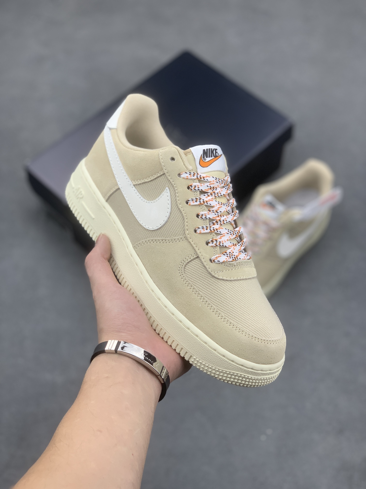 Nike Air Force 1 Low Beige Canvas Sneakers - Original Quality & Comfort 2 i1667002196 9666 0