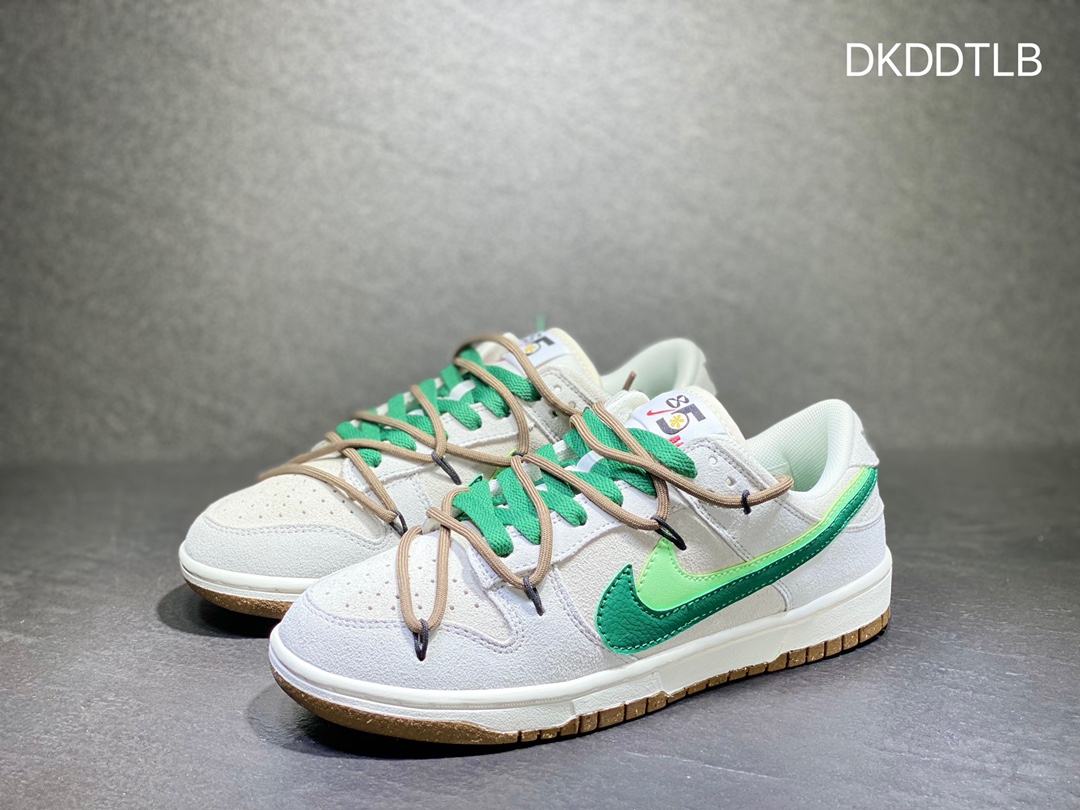 240 Nike SB dunk Low 绑带 低帮休闲运动滑板板鞋 DO9457-100