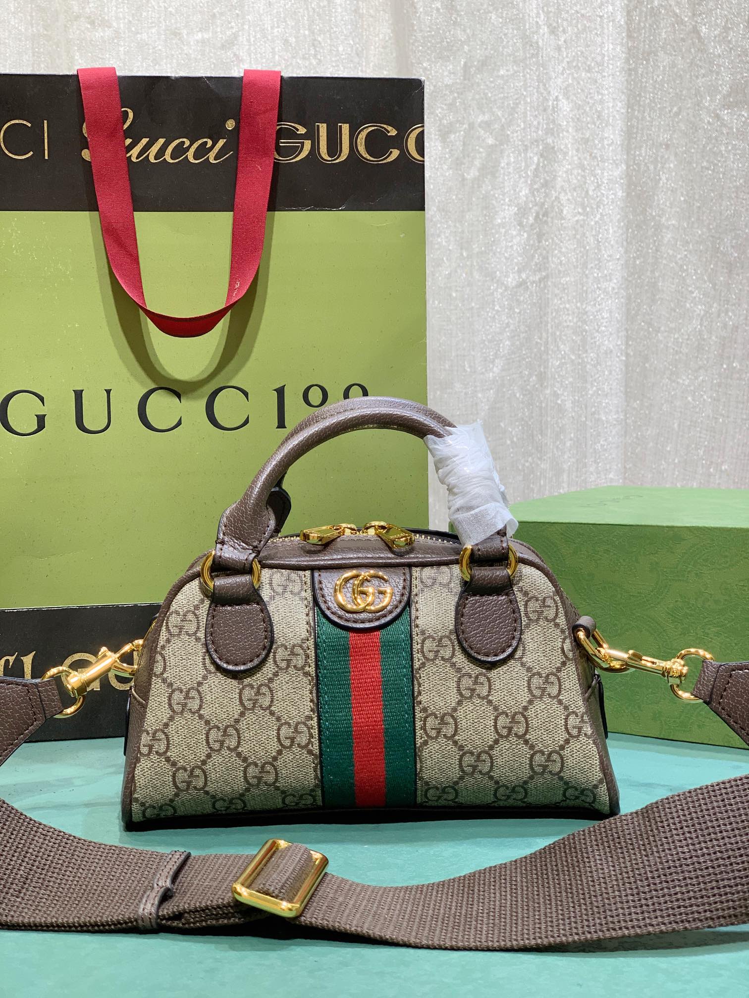 Gucci GG Supreme Bags Handbags Canvas Mini