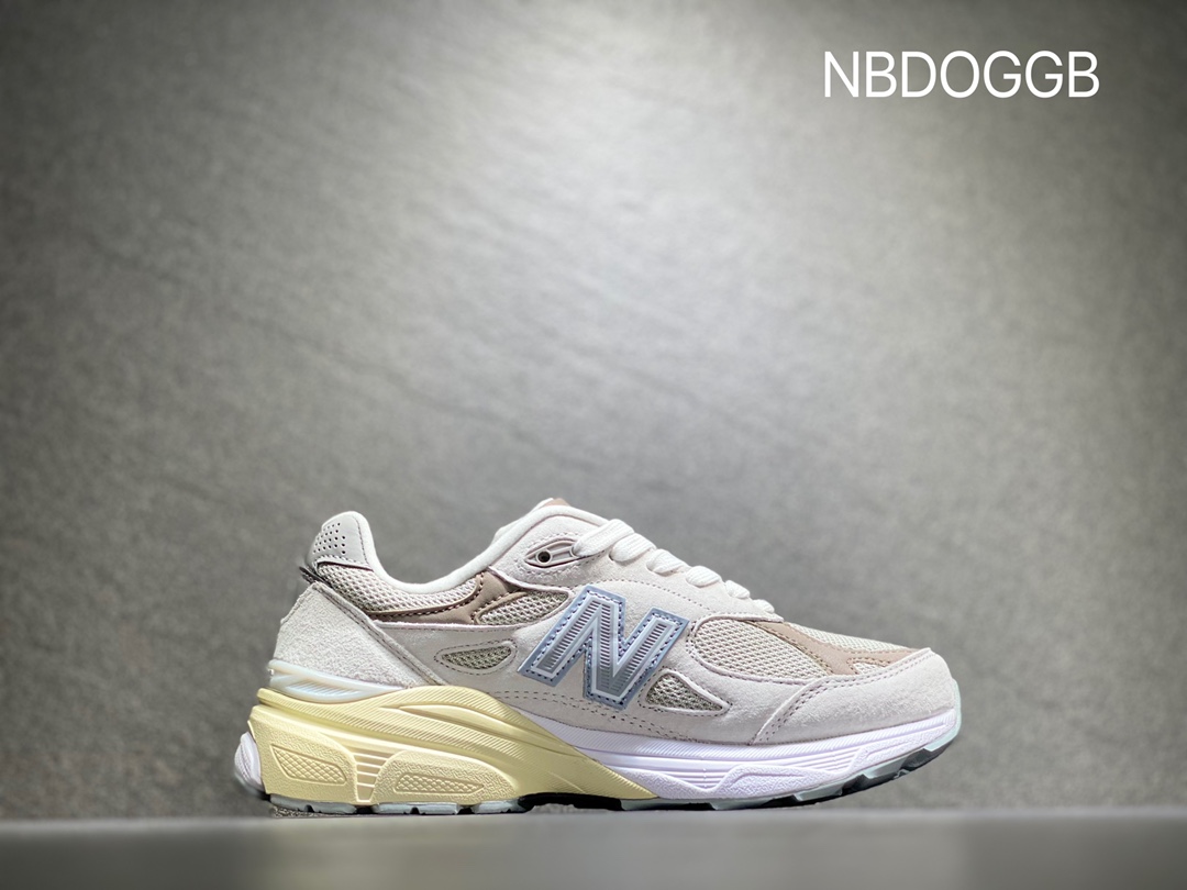 nb990v3 light gray retro casual jogging shoes M990SC3