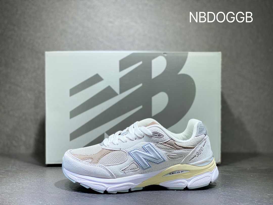 nb990v3 light gray retro casual jogging shoes M990SC3