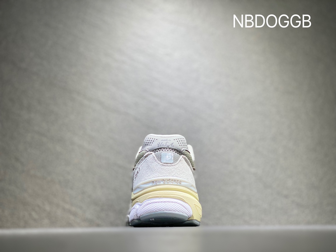 nb990v3 light gray retro casual jogging shoes M990SC3