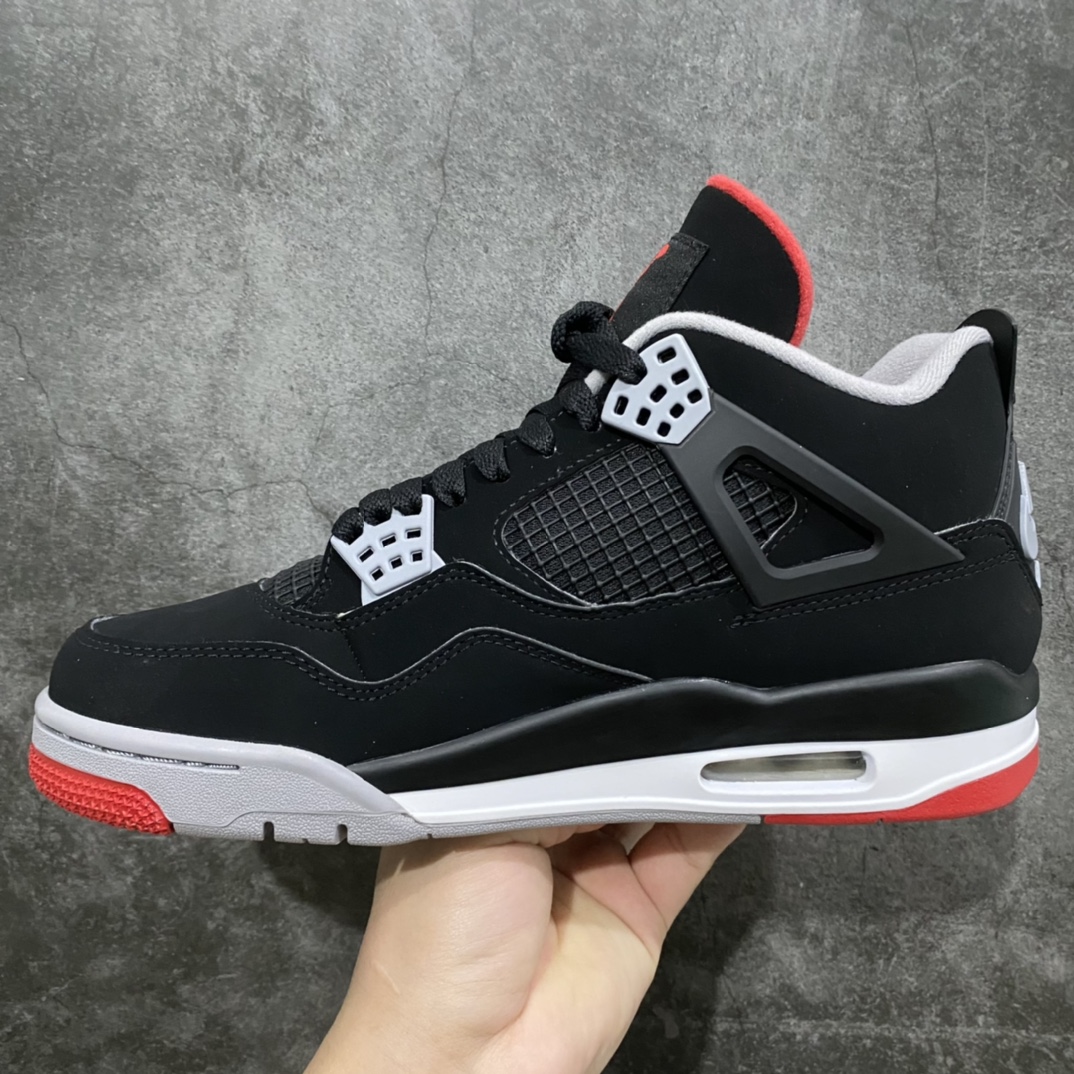 图片[2]-神版 Air Jordan AJ4 Retro 新黑红 308497-060 毫无疑问市场中端王者 耗时半年开发巨作 全套原纸板楦头开发 确保原汁原味 完美呈现四代版型 一比一鞋头弧度高度鞋身弧度 有一说一不吹不捧 实打实文案品质‼️ 此版本只针对中端市场 皮料材质有所更替 其他数据细节工艺流程均保持一致 绝不口嗨 细节品控鞋型随意秒杀市面3XX 4XX 原厂TPU网格鞋带扣 正确内里网布 菱角分明不变形无多余毛边 柔软性质感一致于原鞋 市场唯一原厂鞋扣模具 背面可见隐藏注塑口 原厂织唛标 原厂飞人电绣工艺 尾指中部跳三针 独家绑鞋带手法 印刷中底布 四线拉帮 米色美纹纸贴合固定 进口港宝加持 后跟自然饱满 全鞋荧光划线卡点 追求极致完美 每一双都是工艺品 多重QC质检 超越公司货的品控标准 实实在在的免检产品 尺码：40 40.5 41 42 42.5 43 44 44.5 45 46 47.5 48.5-选品中心