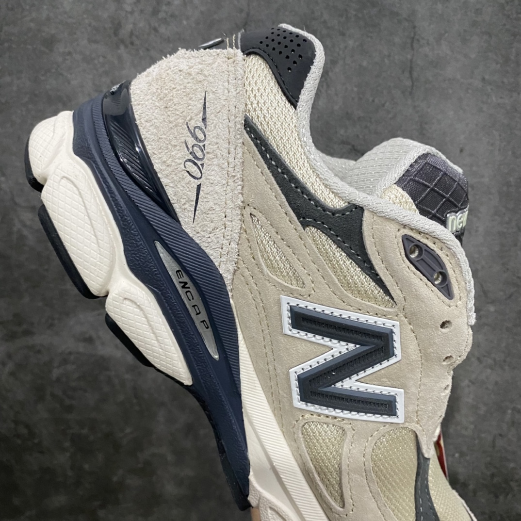 OG pure original NB990v3 retro running shoes beige American M990AD3