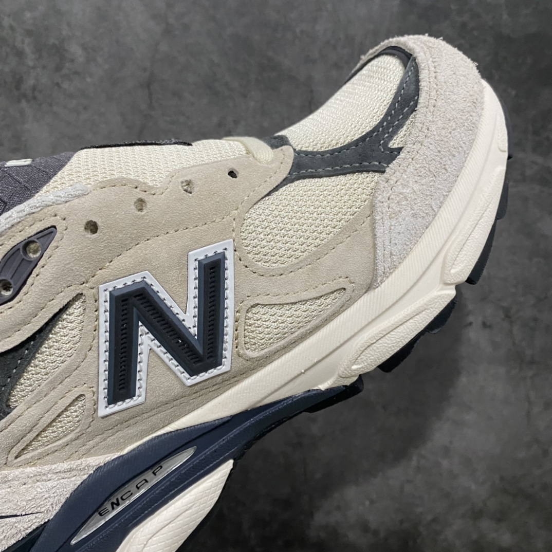 OG pure original NB990v3 retro running shoes beige American M990AD3