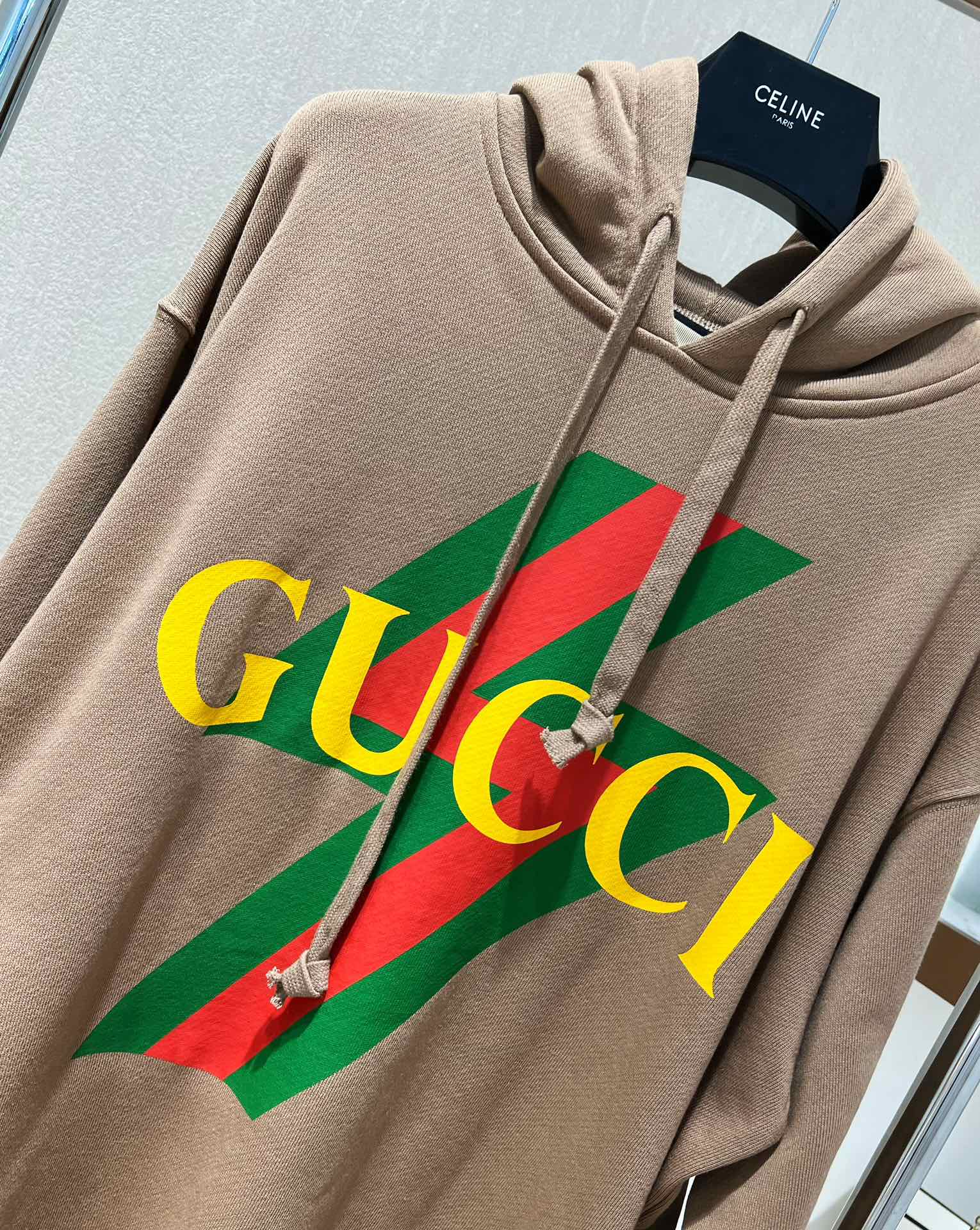 2022G🏠闪电印花连帽卫衣