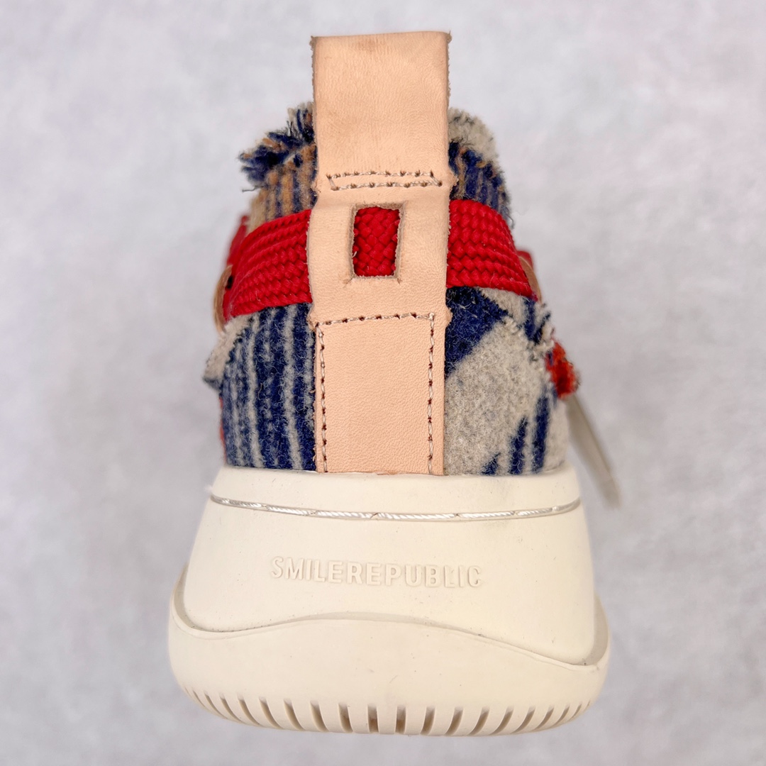 图片[8]-＃开春福利 SMILEREPUBLIC檀健次同款经典新款起司猫低帮开口笑厚底帆布鞋 新晋街头鞋履品牌SMILEREPUBLIC Canvas 系列 以 SMILE 为灵感来源 捕捉潮流 主打柔软的帆布设计 有裁切的羊毛流苏与独特编织技艺 超软水染牛皮内里 注塑成型鞋垫 4cm厘米外增高效果橡胶鞋底 尺码：35 36 37 38 39 40 41 42 43 44-选品中心