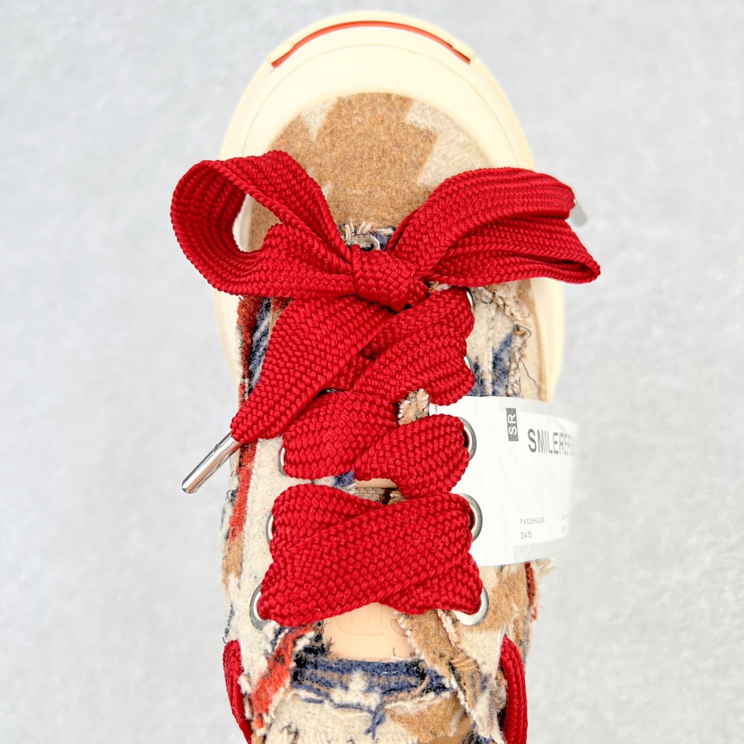 图片[4]-＃开春福利 SMILEREPUBLIC檀健次同款经典新款起司猫低帮开口笑厚底帆布鞋 新晋街头鞋履品牌SMILEREPUBLIC Canvas 系列 以 SMILE 为灵感来源 捕捉潮流 主打柔软的帆布设计 有裁切的羊毛流苏与独特编织技艺 超软水染牛皮内里 注塑成型鞋垫 4cm厘米外增高效果橡胶鞋底 尺码：35 36 37 38 39 40 41 42 43 44-选品中心