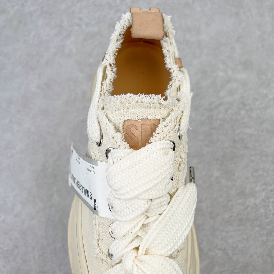 图片[5]-＃开春福利 SMILEREPUBLIC檀健次同款经典新款起司猫低帮开口笑厚底帆布鞋 新晋街头鞋履品牌SMILEREPUBLIC Canvas 系列 以 SMILE 为灵感来源 捕捉潮流 主打柔软的帆布设计 有裁切的羊毛流苏与独特编织技艺 超软水染牛皮内里 注塑成型鞋垫 4cm厘米外增高效果橡胶鞋底 尺码：35 36 37 38 39 40 41 42 43 44-选品中心