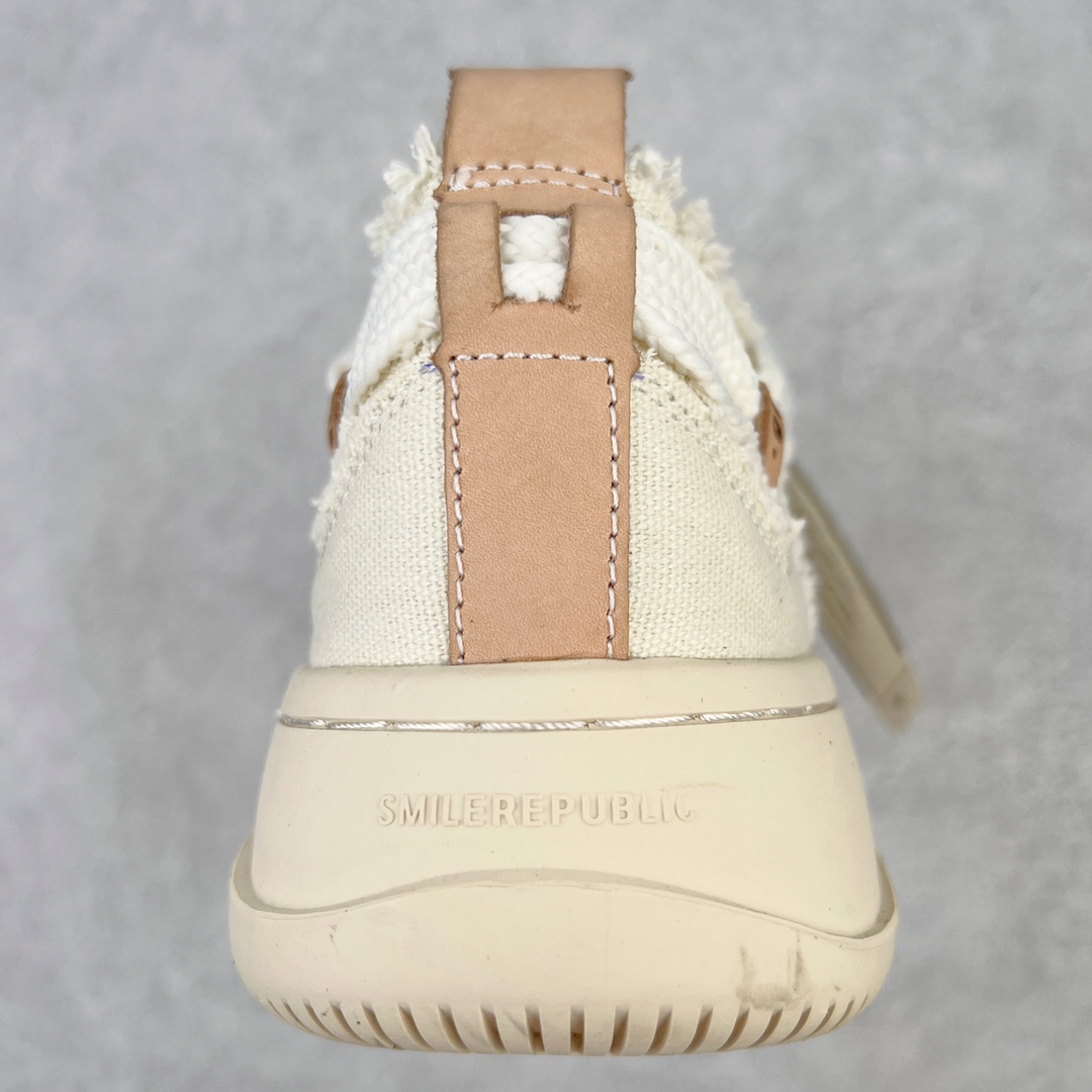 图片[8]-＃开春福利 SMILEREPUBLIC檀健次同款经典新款起司猫低帮开口笑厚底帆布鞋 新晋街头鞋履品牌SMILEREPUBLIC Canvas 系列 以 SMILE 为灵感来源 捕捉潮流 主打柔软的帆布设计 有裁切的羊毛流苏与独特编织技艺 超软水染牛皮内里 注塑成型鞋垫 4cm厘米外增高效果橡胶鞋底 尺码：35 36 37 38 39 40 41 42 43 44-选品中心