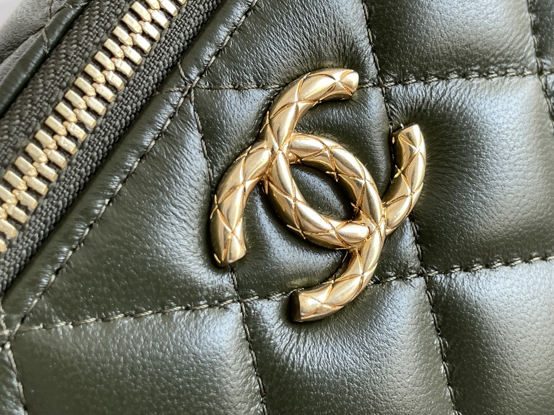 🌼现货 白金版▪️正品级 包装如图𝑪𝒉𝒂𝒏𝒆𝒍 22𝒌秋冬小金柱调节链长盒子 橄榄绿𝟸𝟸𝚔秋冬新品必入系